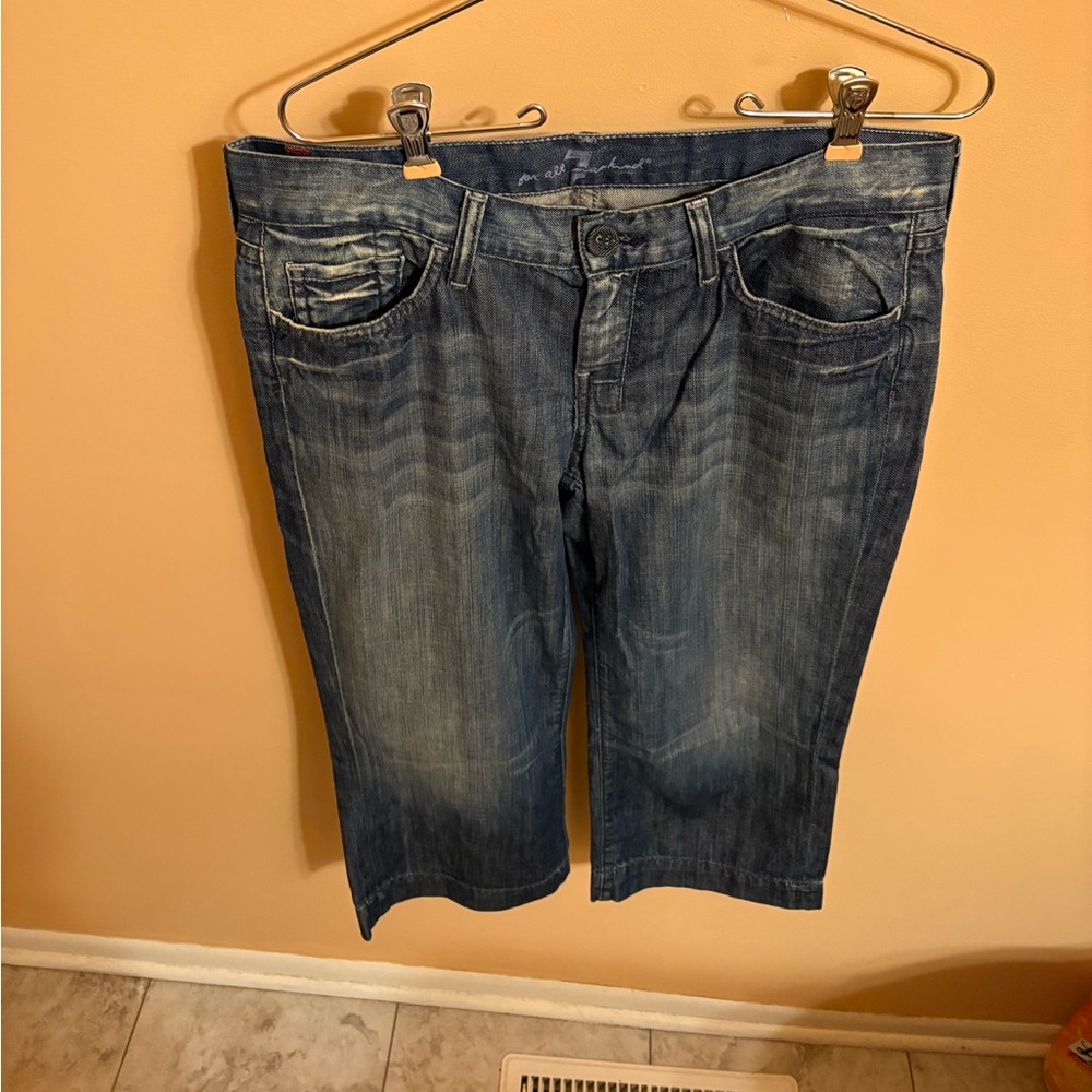 LAST CHANCE | 7 For All Mankind Cropped Dojo Jeans